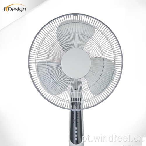 Ventilador móvel de pedestal grande ao ar livre de 16 polegadas Ventilador de pé de alta velocidade de alta velocidade com controle remoto e temporizador